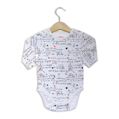 body bébé coton bio manches longues MATH SUP