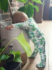 pyjama bébé dors bien coton bio rompers tigre